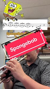 SpongeBob Bubble Song Sheet Music for Trumpet, Clarinet, Sax
