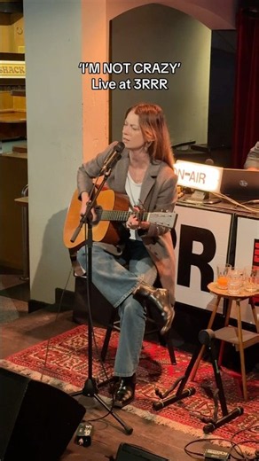 I’M NOT CRAZY - LIVE AT 3RRR 🖤#gracecummings #livevocals #liveperformance #singers #songwriters