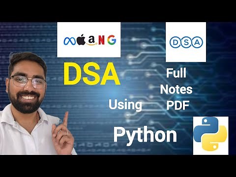 DSA Using Python for MAANG | Full notes PDF