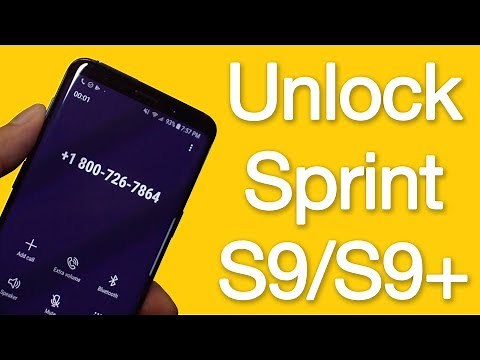 Unlock Sprint Galaxy S9, S9 Plus & Note 9 Remotely Via USB in 10-30 Min Permanent Solution