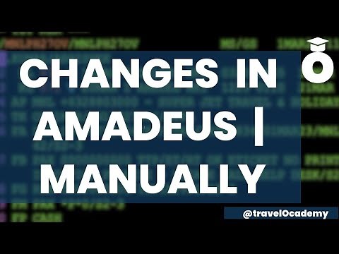 Amadeus Session 40 | Changes | Exchanges | Fully unutilized ticket changes | Manual change | GDS