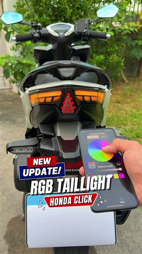 RGB Tailing Upgrade for Honda Click with Bluetooth Control