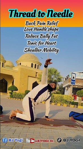 The World’s Most Impressive Thread to Needle yoga Trick