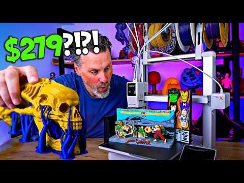 How Is This Multi Color 3D Printer Only $279?! Anycubic Kobra X