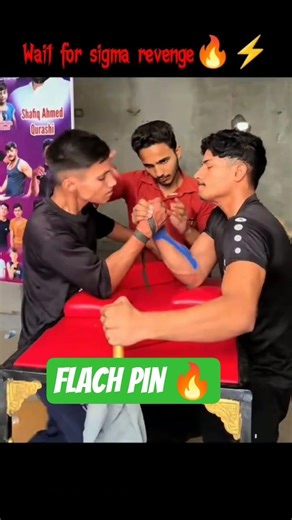 Wait for sigma😈 turn 🤯 ||wait 👌🏻flash pin 🔥 #armwestling #armwrestlingmatch #armwrestlingrevenge