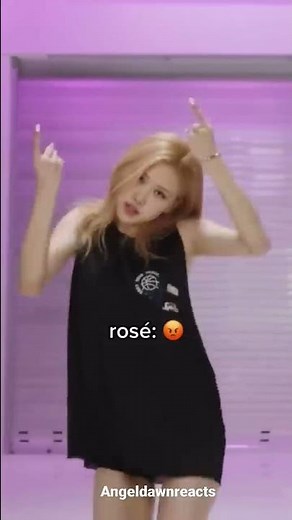 who made rosé angry during the shut down performance video 😂 #blackpink #jisoo #jennie #lisa #kpop