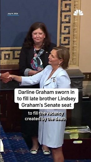 Darline Graham sworn in to fill late brother Lindsey Graham's Senate seat