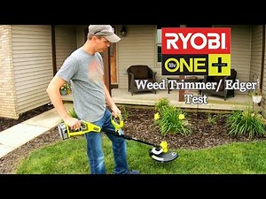 Ryobi P2080 String Trimmer/Edger Test | First time Using