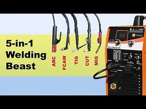 5-in-1 Welding Machine That Does It ALL! ⚡ MIG | TIG | CUT | MMA | FLUX