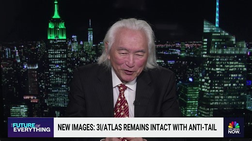 As 3I/ATLAS continues its journey around the sun, questions continue about the curious interstellar comet. I appeared on NBC News NOW The Future of Everything to share my real human not-AI-generated impressions. #3IATLAS #CometATLAS #Comet3IATLAS #futureofeverything | Dr. Michio Kaku
