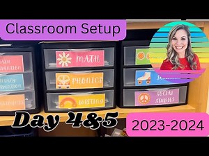 2023-24 Classroom Setup Days 4-5 | Third Grade