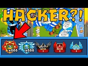 INFINITE BADGES HACKER? Can I Beat Him?! BTD Battles