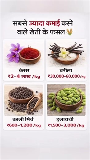 सबसे ज्यादा कमाई देने वाली फसलें .#ytshorts#trending #popular