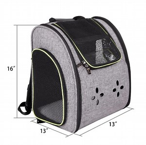 [Hot Item] Pet Backpack Breathable Dog Carrier Bag