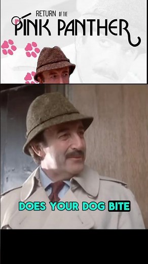 Pink Panther Strikes Again | Peter Sellars | "Does your dog bite?" | Classic 70's Comedy