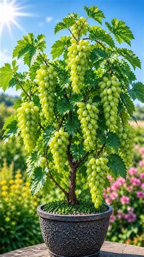 Grow Grapes at Home in a Tyre! 🍇🔥 Easy Gardening Hack #Shorts #shortvideo