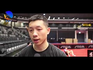 Fan Zhendong plays with kids in Halmstad