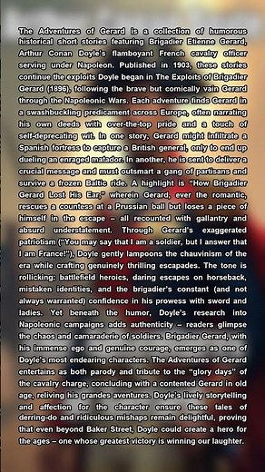 The Adventures of Gerard Arthur Conan Doyle 9780763773311