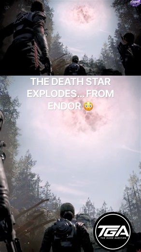 The Death Star Explodes From Endor 😳 | Battlefront 2 #starwars #movie #gaming