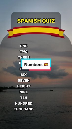 Learn Spanish Numbers: Translate 12 Numbers into Spanish