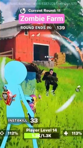 Zombie Farm #fortnite #fortnitecreative #fortniteclips #fortniteshorts