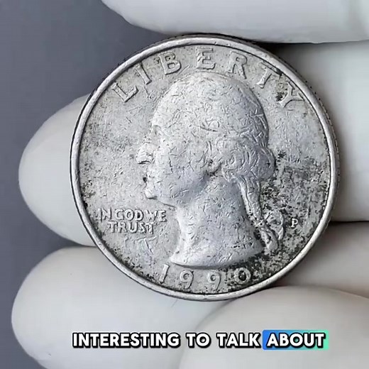 The 1990 United States Quarter dollar Most valuable coin Collector know about this coi. dumb crasy #errorcoins #usacoins #coincollector #quarter #mintmark | Old price money