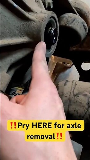 🔥💪 TIP: EASY Corvette Rear Axle Removal #corvette #automobile #diy #mechanic