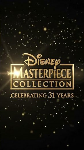 Walt Disney Masterpiece Collection 31 years logo #nostalgia