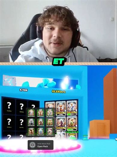 Ouvrir 500 packs du meilleur jeu sur Roblox