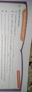 Open Book QuestionsA. Fill in the blanks.Comprehension Skill... | Filo