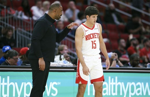 Reed Sheppard continues to impress in new starting role for Rockets