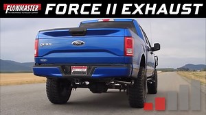 Flowmaster Force II Cat-back Exhaust System - 2015-2019 Ford F-150 - 2.7L Ecoboost