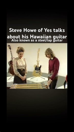 Steve Howe’s interesting guitar (YES guitarist) Hawaiian guitar aka steel lap guitar #stevehowe