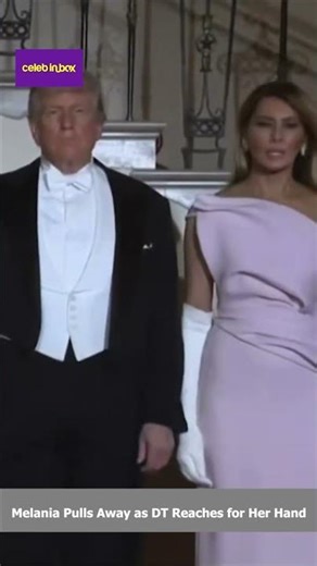 Melania Pulls Away as Donald Trump Reaches for Her Hand