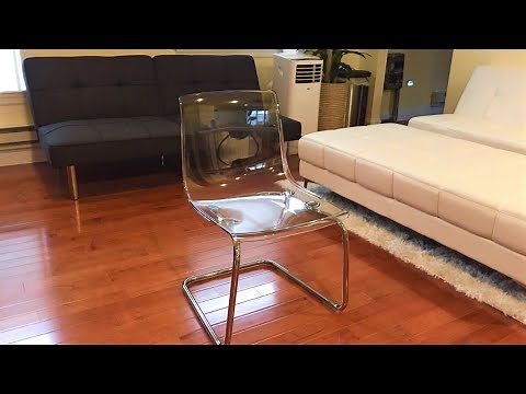 IKEA TOBIAS CHAIR CLEAR CUSTOMER REVIEW AND CLOSE UP LOOK