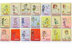 Humorous Christmas Card Machine Embroidery Designs - Etsy