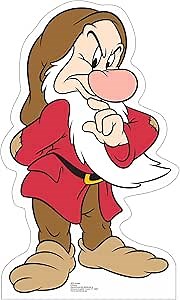 Cardboard People Grumpy Life Size Cardboard Cutout Standup - Disney's Snow White and The Seven Dwarfs