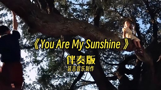 经典英文歌《You Are My Sunshine 》好看MV伴奏版