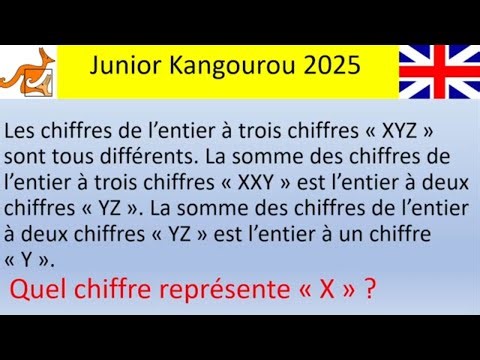 Junior Kangaroo 2025 - Interpretation of the problem statement and arithmetic