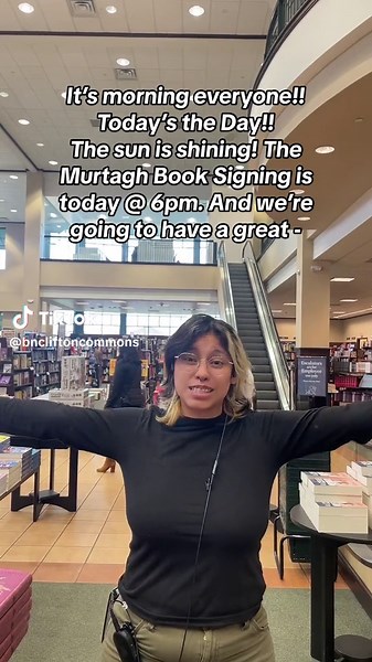 TODAY’S THE DAY!! Come to Clifton Commons with proof of purchase to get your copy signed !! #barnesandnoble #bncliftoncommons #murtaghbook #booksigningevent #eragontiktok #eragon #murtagh #fyp