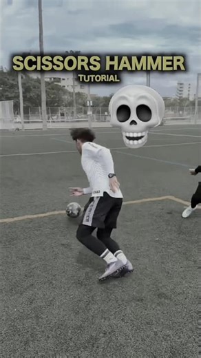 Scissors Hammer Football Skills #shorts #football