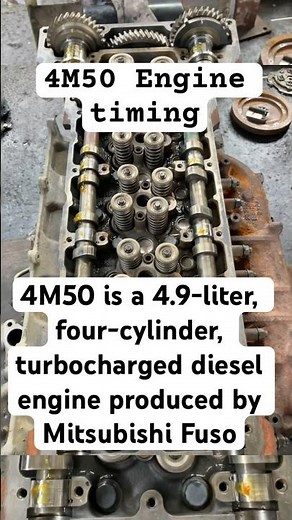 #shortvideo #automobile #mitsubishi 4M50 diesel engine produced by Mitsubishi Fuso