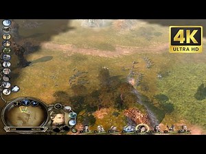 LOTR BFME 2 - Elves vs Brutal Goblins in Forlindon - 4K UHD 60 FPS