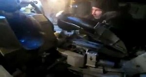 Inside View of Russian Tank Firing