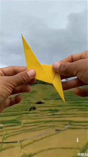 How to make a paper ninja star ⭐#shorts #papercraft #trending #viral