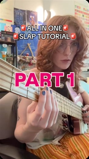 sirena 🧜‍♀️ on Instagram: "BASS BADDIES! here’s an ALL IN ONE slap tutorial for the noobs, combining the content of my other individual tutorials. I’ve made slap tutorials before, but only ones that isolate a specific part of the technique. Slap bass is very nuanced, and a lot of things will change from player to player. regardless of your individuality, this tutorial goes over the most fundamental parts of what makes slap actually happen. if you have any questions, feel free to ask in the comm