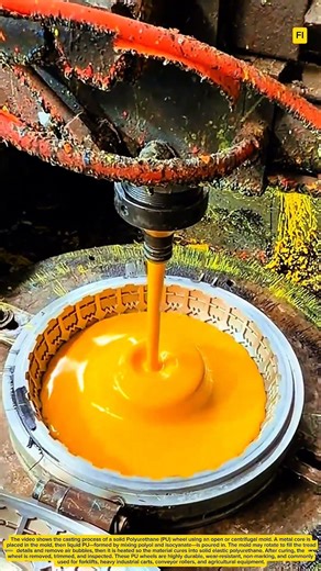 Polyurethane (PU) Casting Process for Industrial Wheels