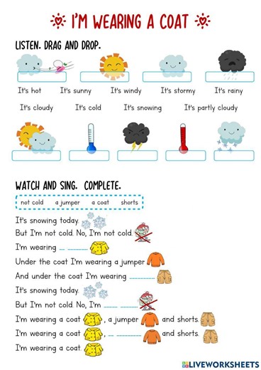 Clothes-5 interactive worksheet