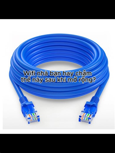 Nhà ai cũng modem cổng 1Gb nhưng mạng vẫn yếu 🤔 Lý do thường nằm ở dây và thiết bị phía sau. #wifi #manggiadinh #daymang #wifiyeu #dodungtaigia