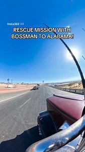 WITH THE OLE BOSSMAN C’MON! Gotta recover one of our trailers in Dallas to deliver in Anniston,AL by the A.M. Bout freaking time Bossman gets to work! | Antonio Gonzalez